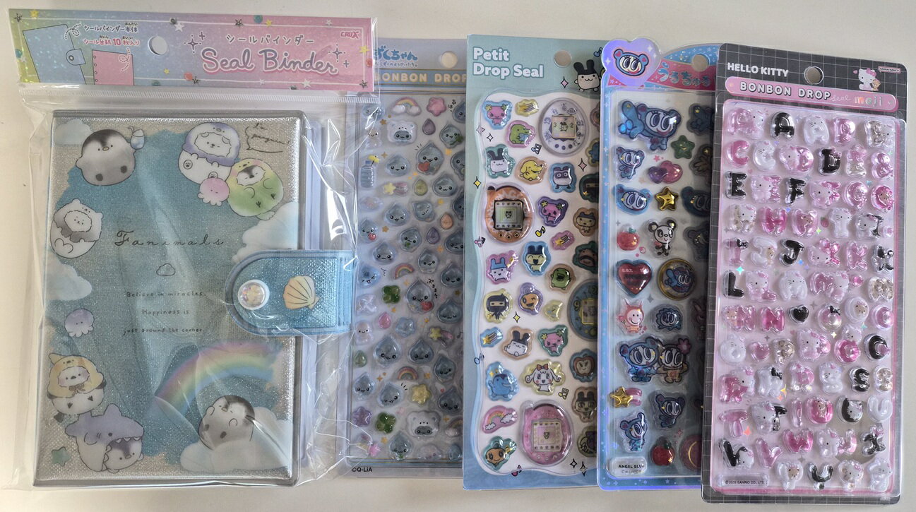 楽天市場】ボンボンドロップシール セット 正規品（ファイル