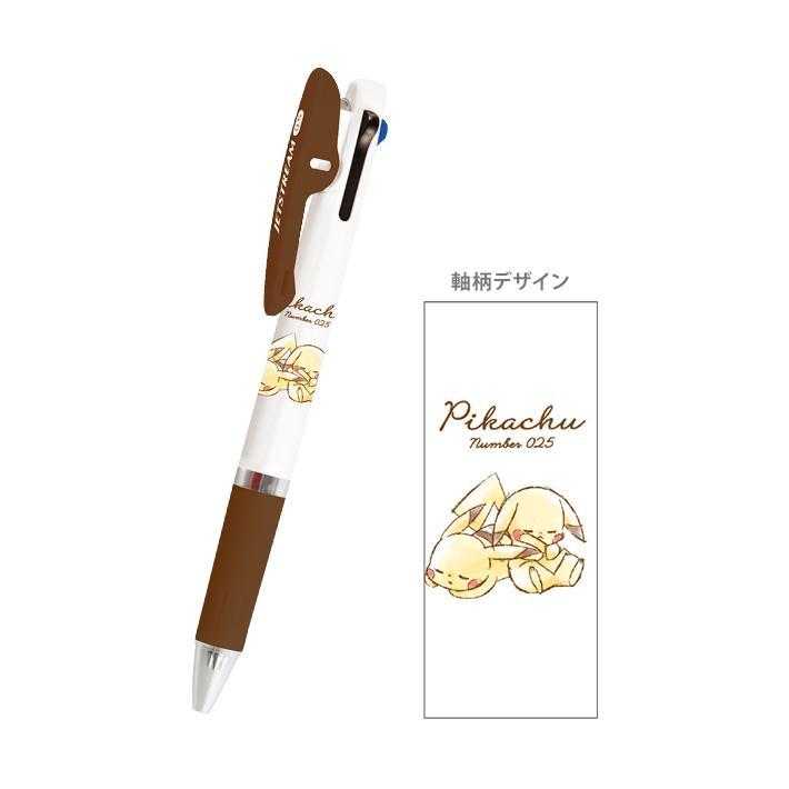 캐릭터 포켓몬 제트 스트림 3색 볼펜 0.5mm K302833 피카츄 잘자