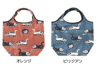 エコバッグ エコバッグS マチルダさんいっぱい 809-638デイリーバッグ 買い物バッグお弁当 ・ 小さく 折りたためる プレゼント アウトドア かわいい おしゃれ レジ袋メンズ レディース 男性 女性 グレー カーキ ネイビー ねこ ネコ 猫 マチルダ