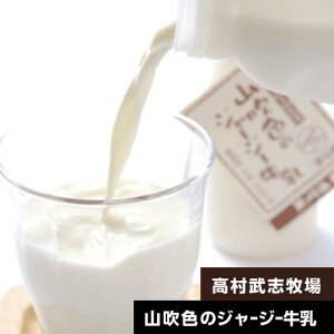 【高村武志牧場】山吹色のジャージー牛乳