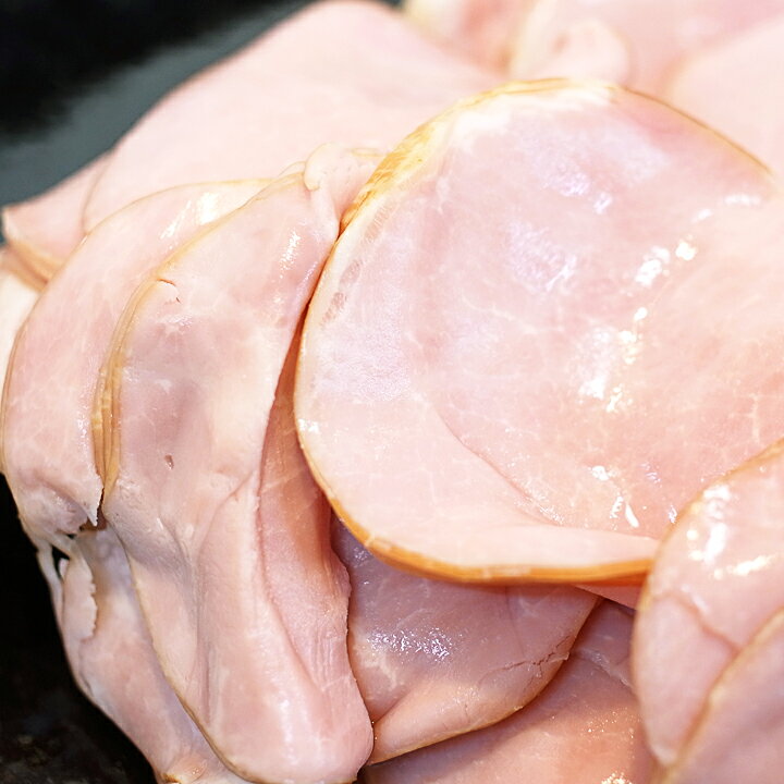 4129屋のロースハム 切り落とし 1kg 訳あり スライス 薄切り お徳用 端材入り 不揃い ヒビ有り 訳有り わけあり 切落し 切り落し 業務用 ギフト お中元 お歳暮 ご贈答 贈答 父の日 母の日 お取り寄せ グルメ 冷凍｜アングル2