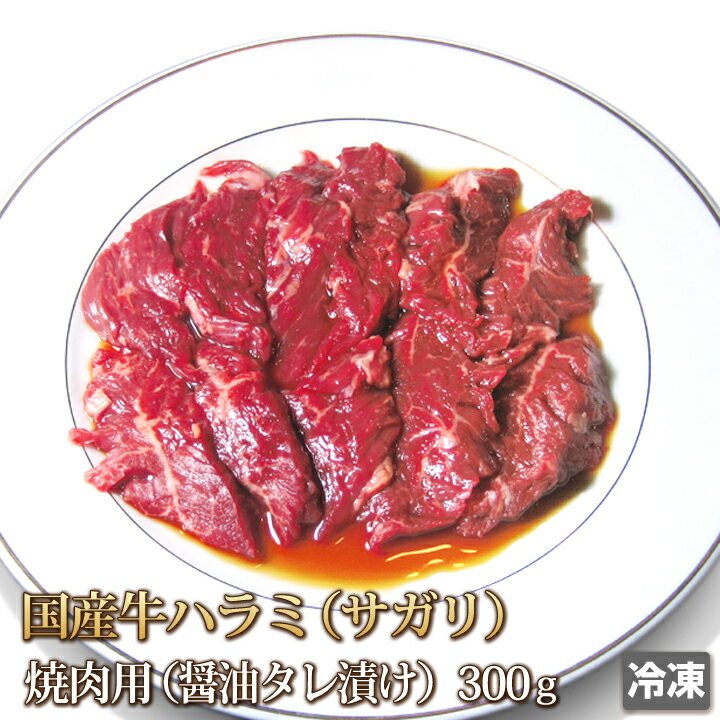 国産牛 ハラミ たれ漬け 300g 牛肉 焼肉 焼き肉 肉 お肉 バーベキュー BBQ ホルモン サガリ 内臓肉 横隔膜 ギフトお中元 お歳暮 贈答 冷凍