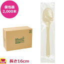 Biocel スプーン #160 個包装 500本入×4箱(送料無料 代引不可)