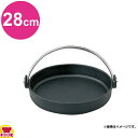 中部 トキワ すきやき鍋 ツル付(クロ) 28cm SY-11(代引不可)