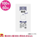 HHJ 規格袋 11号 透明 厚0.03mm 100枚×60冊 MS11（送料無料 代引不可）