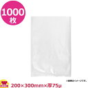石崎電機 エンボス付ナイロンポリ袋 200×300mm×75μ×1000枚 PAP-020030-B(送料無料 代引不可)