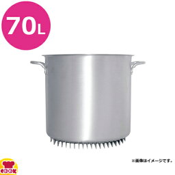 カンダ エコライン 寸胴鍋 蓋無し 45cm 70L 007216（送料無料 代引不可）