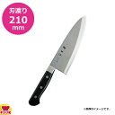 神田作 黒合板出刃 210mm 129098(送料無料 代引不可)