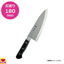 神田作 黒合板出刃 180mm 129097(送料無料 代引不可)