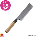 河村刃物 堺菊守 和包丁 極上 薄刃(関東型) 18cm 水牛柄(送料無料 代引OK)