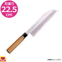 河村刃物 堺菊守 和包丁 銀3 鎌型薄刃(関西型) 22.5cm 水牛柄(送料無料 代引OK)