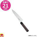 河村刃物 堺菊守 モリブデン和式 紫壇八角柄 牛刀 21cm(送料無料 代引OK)