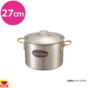 中尾アルミ製作所 キングデンジ 半寸胴鍋 D-2 27cm(送料無料 代引不可)