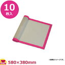 パシフィック洋行 シリコンベーキングシート580×380 10枚 ヨーロッパサイズ天板用 PC006(送料無料 代引不可)