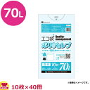 サンキョウプラテック ポリセレブ 70L 食品検査適合 ゴミ袋