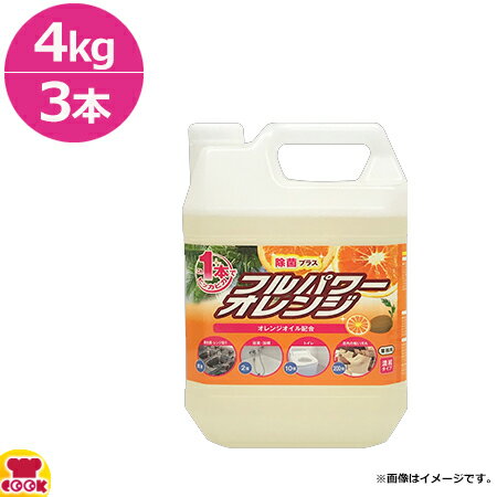 セッツ フルパワーオレンジ 4kg×3 E-104（送料無料 代引不可） 1