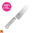 SAKURA-S オールステンレス三徳 170mm 018AB5635(送料無料 代引不可)