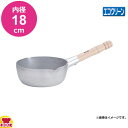 エコクリーン ホクア アルミ打出雪平鍋 18cm 内面ゼロクリア2コート加工(送料無料 代引OK)