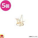 トーダイ 折りづる はし置 金メッキ×5(送料無料 代引不可)