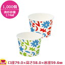 東罐興業 食品向け紙容器 PC-120-2 オリジナルアソート 174ml 1000個(送料無料 代引不可)