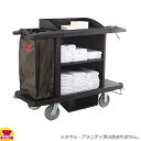 トラスト ルームメイキングカート5021 ブラック(送料無料 代引OK)