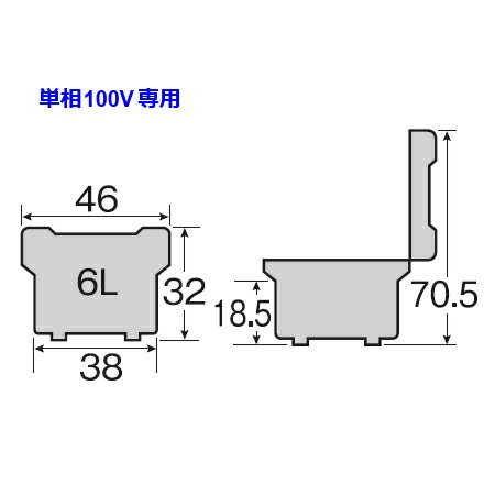 象印 業務用電子保温ジャー TH-GA60 3.3升用 保温専用（送料無料 代引不可） 2