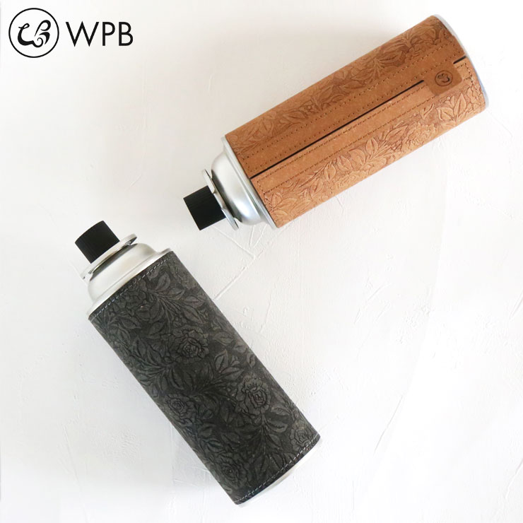 11/20-26エントリーでP5倍 WPB CB缶カバー ボンデッドレザー エンボス 全2色 送料無料 メール便 【 カ..