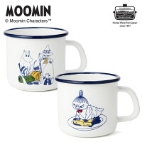 MOOMIN ムーミン ホーロー マグカップ 550ml ムーミン＆スナフキン・リトルミイ