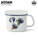 MOOMIN ムーミン&フラワー 味噌ポット 角型 富士ホーロー MTA-KP【ホーロー容器/みそポット/みそ容器/ストックポット/ほうろう/琺瑯/送料無料】