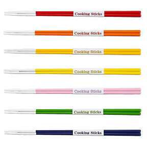 ＜メール便 送料無料＞福井クラフト Cooking Sticks 菜箸 30cm クッキングスティック【 食洗機対応/さいばし/耐熱/樹脂/日本/カラフル/日本製 】