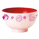 ディズニー プリンセス 塗汁椀M ピンク 金正陶器【 汁椀 子供 子供用食器 食器 磁器 女の子 キャラクター グッズ 日本製 】