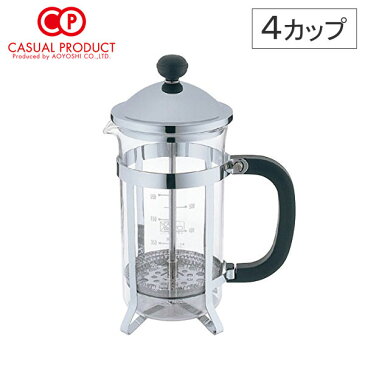 CASUAL PRODUCT オックスフォード コーヒー&ティーメーカー 4カップ用 600ml【フレンチプレスコーヒーメーカー/コーヒープレス/プレス式/カジュアルプロダクト 青芳製作所】