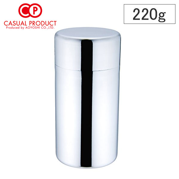 CASUAL PRODUCT ステンレス お茶缶 ミラー 220g【 560ml ステンレス 茶葉 
