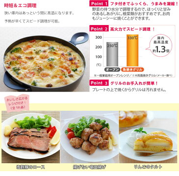 オークス レイエ グリルダッチオーブン LS1507 IH対応【魚焼きグリル/プレート/フライパン/オーブンプレート/鉄/オーブン調理/調理器具/AUX leye/日本製/送料無料/あす楽】