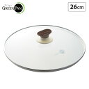 SS期間中 抽選300%ポイントバック グリーンパン ウッドビー ガラス蓋 26cm CW002201-002【 フライパン ふた フタ フライパンカバー 調理...
