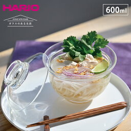 ハリオ 4/24-27 最大100％ポイントバック ハリオ ガラスのある生活 ガラスの丼鉢 クリア 600ml HARIO GXD-600 【 どんぶり 鉢 ガラス 食器 蓋付き 丼 耐熱ガラス 電子レンジ 食洗機対応 日本製 】