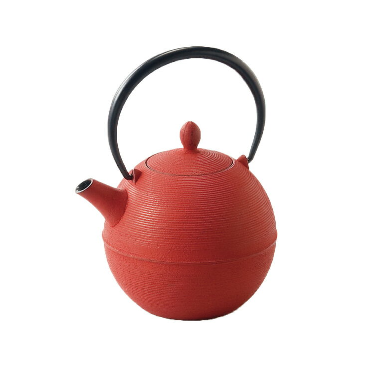 楽天市場】南部鉄器 急須（カラーオレンジ）（キッチン用品・食器