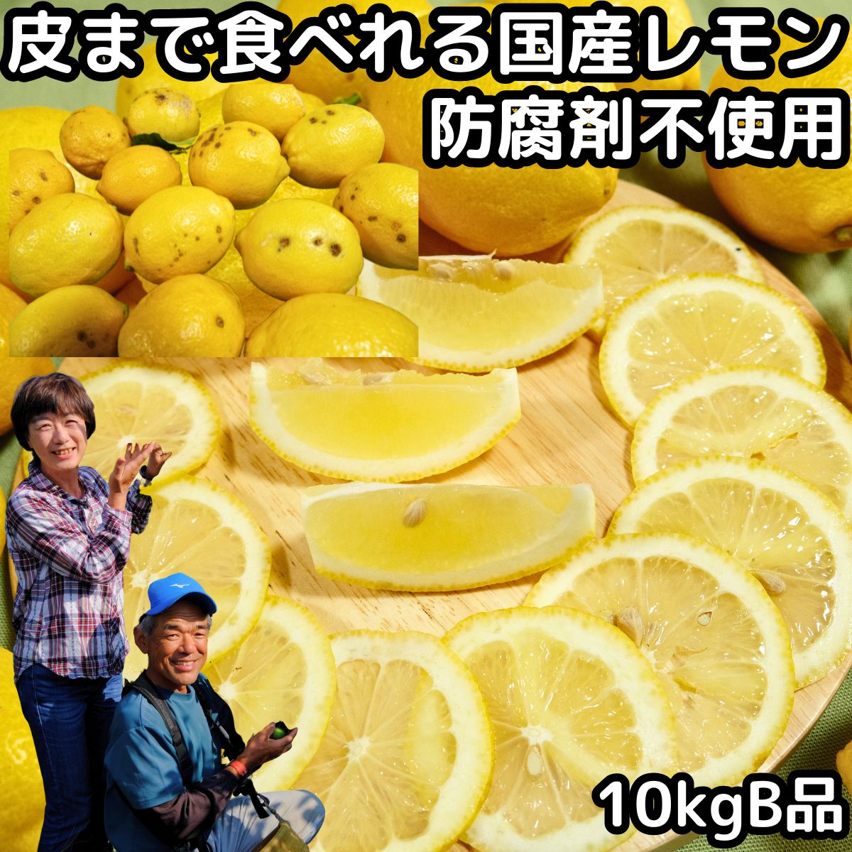 レモン 国産 訳あり ノーワックス 安心 防腐剤 不使用 10kg B品 皮まで食べれる 和歌山 有田さんさん リスボン レモン わけあり 家庭用 黄色