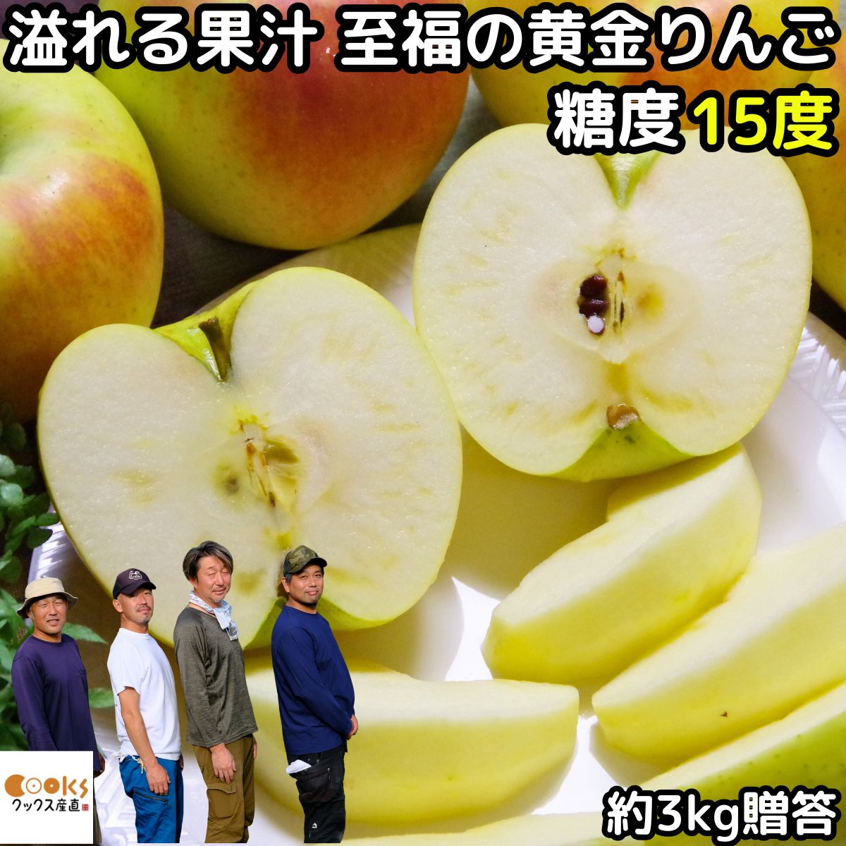 りんご ぐんま名月 約 3kg 6～12玉 贈答用 ギフト 長野 クックス飯綱りんご会 リンゴ プレゼント もぎたて ぐんまめいげつ 林檎 予約 産直 長野 農家 直送 信州 送料無料
