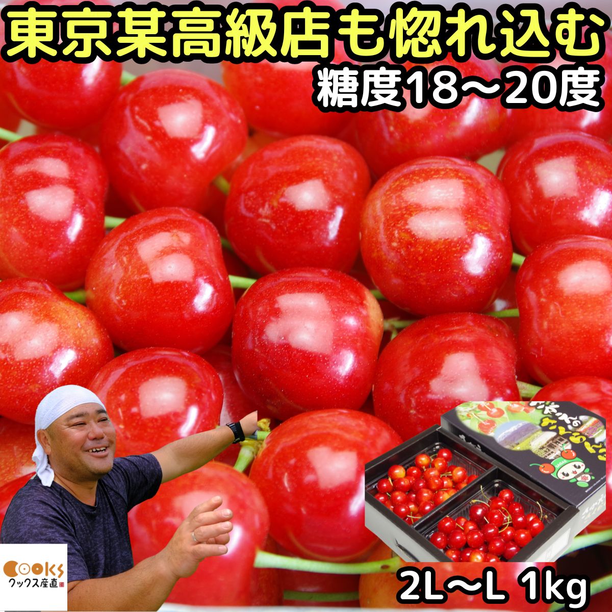 さくらんぼ さくらんぼ 佐藤錦 紅秀峰 お中元 ギフト 1kg 2l - l サイズ 送料無料 プレゼント 山形県 寒河江 完熟さくらんぼ 1キロ 御中元 贈答用 さがえ 東京某高級店も認める味と品質