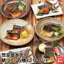 惣菜屋 本気の鯖づくし 6種 x 2切セット 塩焼 照焼 柚庵焼 西京焼 味噌煮 生姜煮 詰め合わせ ギフトセット 簡単 煮魚 焼き魚 お取り寄せ グルメ おか...