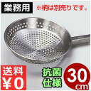 角柄用網ひしゃく頭部 Φ300 抗菌仕様 柄なし(別売り) / すくいザル ストレーナー 水切り 湯切り 網ひしゃく 頭部のみ 角柄用 ひしゃく ヒシャク 柄杓 調理器具 給食 社食 配膳 飲食店 厨房 レストラン 《メーカー取寄/返品不可》 001500001