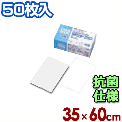リーテック 抗菌カウンタークロス No.1200 白 50枚セット／台拭き ふきん ダスター 清潔 衛生 不織布 006450004