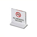 T型 禁煙席表示 片面クリアー「NO SMOKING」 店舗用卓上サイン SI-13/卓上 看板 ポップ タバコ 007267001