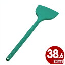 イイヅカ ニューシリコンクリーンヘラ 大 緑 38.6cm/器や鍋のコーティングを傷つけないシリコン先端 009230002