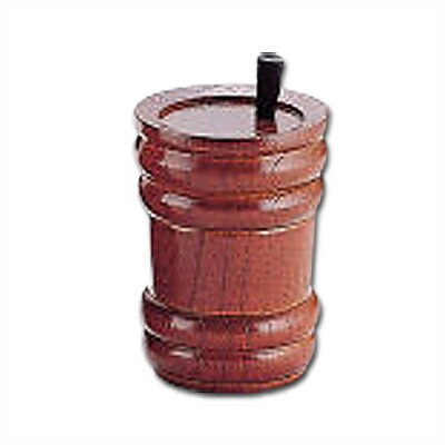 樽型七味入れ 木製 茶色 ＃15120／薬味 一味 唐辛子 調味料 入れ物 容器 卓上 012237001