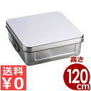 蓋付き天ぷらバットセット 自在取っ手付き 外寸322×322×高さ120mm 18-8ステンレス/学校 給食 入れ物 容器 配膳 運搬 持ち運び 持ち手 取っ手 026509005