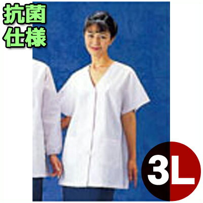Rakuten - 厨房用調理着 ワークフレンド 女子調理衣 半袖 SKA332 3Lサイズ／キッチン レディース 作業着 清潔 衛生 《メーカー取寄／返品不可》 026710005
