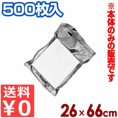 旭化成 卓上密封包装機専用袋 「飛竜」 26×66cm 500枚入り ナイロン・ポリエステル製 N-S1／業務用食品パッケージ 小分け袋《メーカー直送 代引／返品不可》 027197013