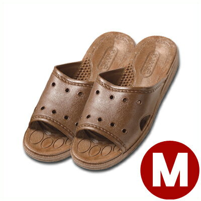 No.170 紳士フィッティングサンダル ブラウン M／メンズ スリッパ トイレ 水場 041208001